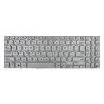 thumbnail image 1 of Matsuzay Teclados de marco negro con retroiluminación, teclado de teclado de escritura fluido plateado, reemplazo de teclados para Vivobook X512, Juegos de teclado y mouse para computadora, 1 of 6