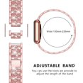 thumbnail image 3 of Antank Apple Watch Band with Case for Series 7 41mm Women Double Bling Crystal Diamonds Rhinestone Bumper Wrist Strap, 3 of 10