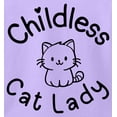 thumbnail image 2 of Childless Cat Lady T-shirt Top for Women, 2 of 7