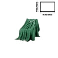 thumbnail image 3 of Green Office Napping Blanket Sofa Cover Blanket Pineapple Check Velvet Blanket, 3 of 7