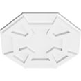 thumbnail image 2 of 14"OD x 4 3/4"C x 1"P Logan Architectural Grade PVC Contemporary Ceiling Medallion, 2 of 11