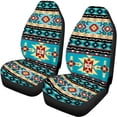 thumbnail image 5 of Pzuqiu Car Seat Cover Full Set Interior Polyester, Compatible with Sedan Seats Car Interior, for Cars most Cars, Red Geometric Print, 5 of 10