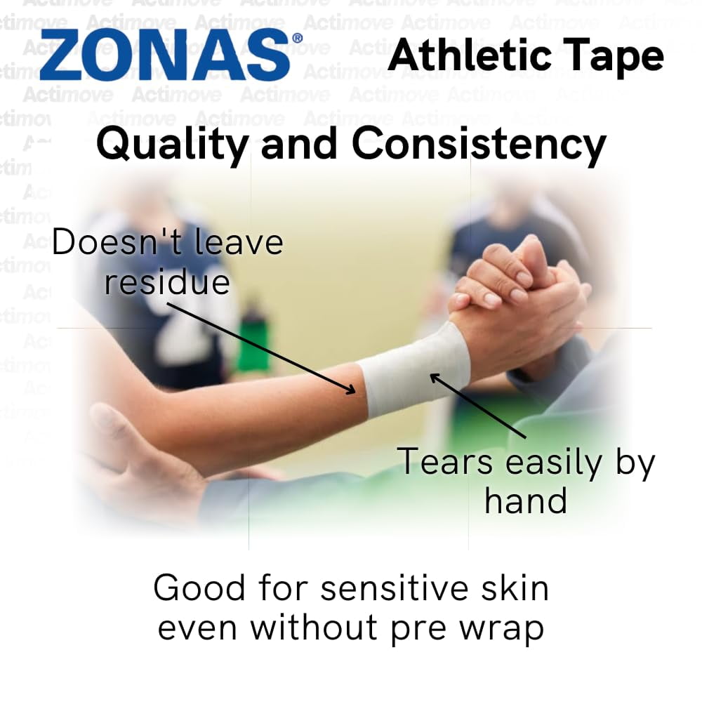 BSN Medical Zonas Athletic Tape by Actimove, 1.5" x 15 Yards - 32 Pack