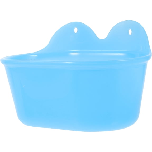 OULII Sky- Multi-Functional Hanging Parrot Bath Tub Plastic Bird Bath for Home Use