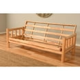 thumbnail image 4 of Kodiak Furniture Lodge Futon with Linen Fabric Mattress in Natural/Cocoa Brown, 4 of 4
