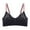 Black, variant on Soft Wireless Light Push up Bras Comfortable No Sponge Thin Front Buckle Underwear Plus Size Gathering Support Bralettes for Women Blue 80D