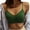 Green, variant on LowProfile Tank Top for Women Casual Sleeveless Padded Bralettes Sports Bras Pack V Neck Bando Bra Girls Vest Basic Shirts Tops Beige M