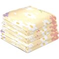 thumbnail image 4 of GZHJMY Soft Absorbent Reusable Kitchen Towels, Set of 4|28x18 in, Colorful Flowers Dining Kitchen Living Room Tea Towels Dish Towels Decorative Towels, 4 of 7