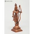 thumbnail image 4 of 5" Small Standing Lord Rama | Copper Statue, 4 of 5