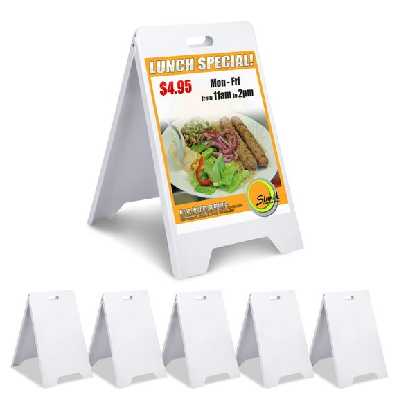 Yescom 19" x 32" A-Frame Signboard Folding Double Side Sandwich Board 6 Pack