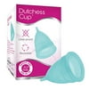 Dutchess Menstrual Cup - Large (A) - Reusable Soft Silicone Period Cups, Easy to Clean Feminine Menstruation Alternative - Free from Phthalate, Latex, BPA & Dioxin (Blue)