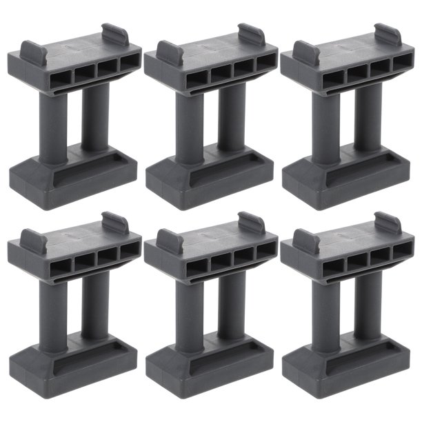 6pcs pretender puente soporte juguete juguete divertida muelle modelo para niños muelle de puente de tren para niños