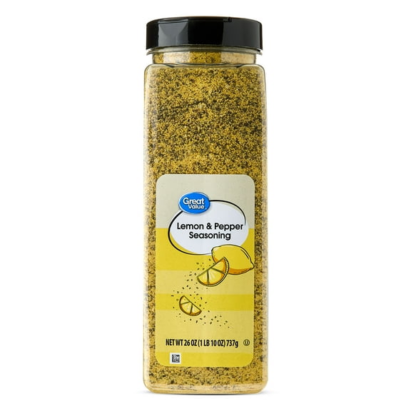 Great Value Lemon & Pepper Seasoning, 26 oz