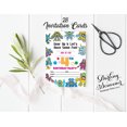 thumbnail image 3 of Darling Souvenir Multicolor Birthday Invitation Card Printable Fill or Write In Blank Invites Party Supplies Pack Of 28 5 x 7 Inches, 3 of 5