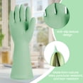 thumbnail image 2 of Guantes de goma para lavar platos de cocina Josocoah, impermeables, de látex, 2 of 6
