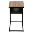thumbnail image 5 of Evelyn&Zoe Clyde 20'' Wide Rectangular Side Table, Blackened Bronze, 5 of 11