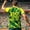 Green, variant on COSFO Football Mens T Shirts Mesh Short Sleeve Brazil Graphic Tees Patriotic Pullover Crew Neck Breathable Loose Fit Tops