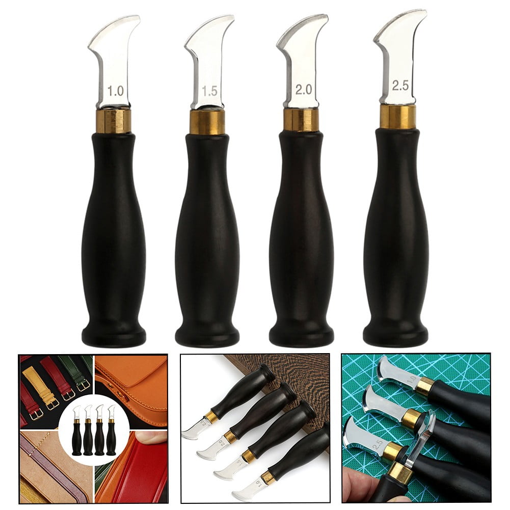 1PC Leather Edge Crimper Leather Craft Marking Edge Tool Shallow Groove Crimper