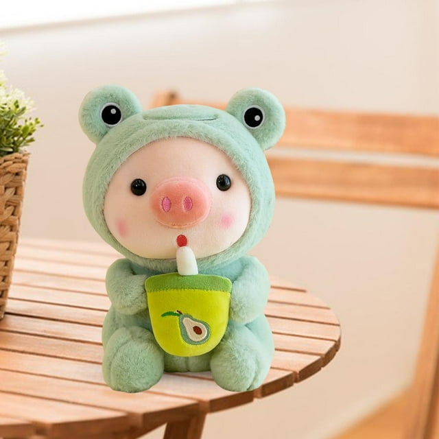 Simución de , juguete de peluche, sofá, almohada para el hogar, coche, dormitorio, sa de estar, decoración, juguetes de peluche, Rana Hugo Muñeca linda