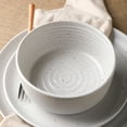 thumbnail image 6 of Earth & Clay Ion 12-Piece Dinnerware Set Stoneware, White, 6 of 7
