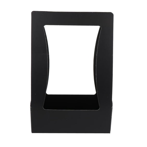 Cestas de Flores de Papel Canasta para de Asa Diseñada con Forma Rectangular Negro BLESIY Cesta de flores frescas de mano