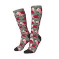 thumbnail image 2 of Balery Rose Flowers Printed Novelty Socks Men's Women's Crew Socks Sports Socks Knee High Socks Cotton Socks Quirky and Cool Socks, 2 of 9
