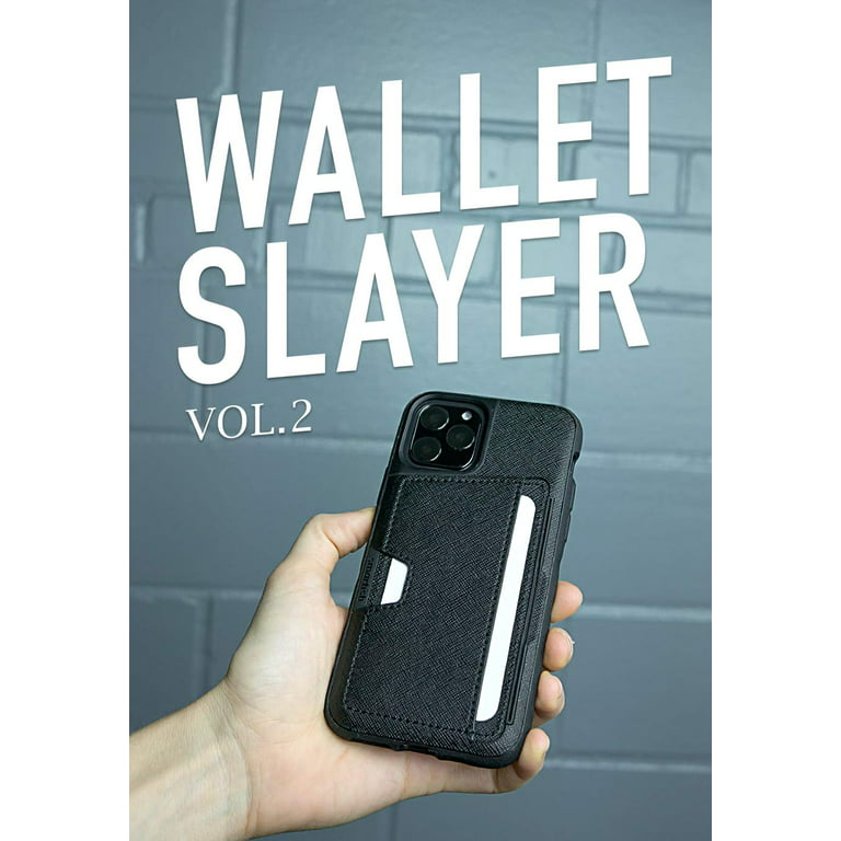 Smartish iPhone 14 Pro Wallet Case - Wallet Slayer Vol. 1 [Slim + Protective] Credit Card Holder - Black Tie Affair