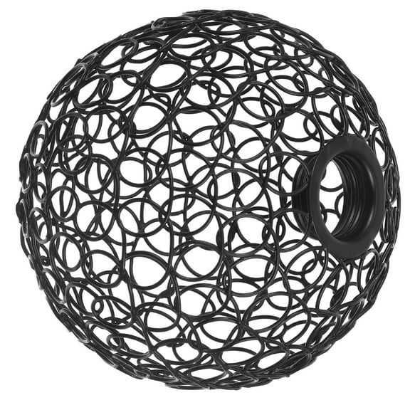 Amosfun Hanging Lamp Lampshade Black Decorative Lighting Tea Room 1Pcs