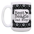 thumbnail image 2 of ThisWear Beagle Lover Gifts for Men Best Beagle Dad Ever Mugs 2 Pack 15oz Coffee Mugs Beagle Dad, 2 of 4