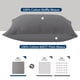 thumbnail image 2 of Fundas de Almohada Zaizaihome King 2 Paquetes 100% Algodón Egipcio, 2 of 7