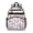 Baseballs and Game, variant on Baseballs and Stripes Red White Backpack for School, Cute School Bag with Adjustable Shoulder Straps and Padded Back, 15.25"x11.5"x5.25"