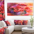 thumbnail image 1 of Bouquet de Coquelicots Mignons dans un Vase - Grande Impression sur Toile Florale, 1 of 3