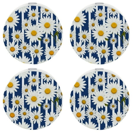 

YZUOUZY Bedside Lamps Bedside Lamp 4 Pack Daisy Chamomile Spring Summer Flowers