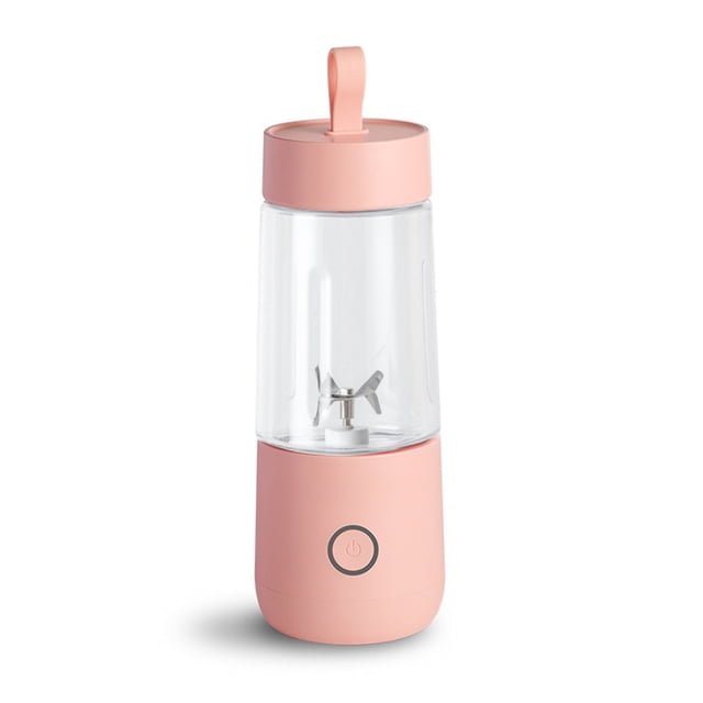 Exprimidor eléctrico recargable, exprimidor de frutas de limón, hoja de acero inoxidable, licuadora portátil de viaje para bebidas, licuadora para el hogar, color rosa Advancent HA061082-02B