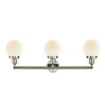thumbnail image 3 of Innovations Lighting  Beacon 3 Light 30" Bath Vanity Light Polished Nickel/Matte White, 3 of 5
