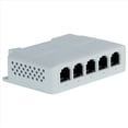 thumbnail image 1 of 5 Ports 10/100Mbps Rallonge POE 1 Entrée 4 Sorties Répéteur de Commutateur Réseau Support IEEE802.3af/At/Bt pour Commutateur POE NVR IPC 2 Pcs, 1 of 7