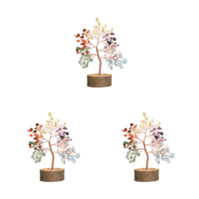 Árbol de Cristal de Bonsai de piedra Matsuzay colorido