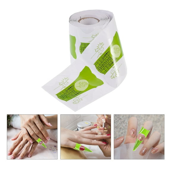 PBPBOX 100pcs Nail Shaper Guide Paper Nail Extension for Professional Nail Artists and Learners