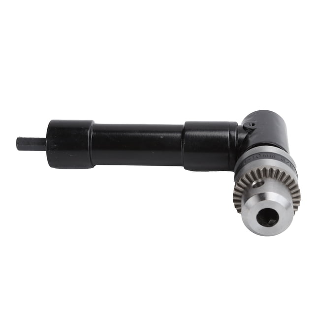 Adaptador De Taladro De ángulo Recto, Accesorio De Taladro Aleación De Aluminio Y Plástico De Alta Resistencia Para Taladro Eléctrico Cergrey Right Angle Drill Attachment