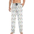 thumbnail image 4 of HPINK-T Christmas Lights Bulb Men's Christmas Pajama Pants Super Soft Straight-Fit Lightweight Pajama Bottoms with Pockets Drawstring, 4 of 7