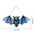 thumbnail image 2 of Home Decor Halloween Party Bat Suncatcher Window Hanging Wall Art Decoration Colorful Bat, 2 of 4