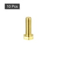 thumbnail image 3 of Unique Bargains Brass Hex Bolts, M5x16mm 10 Pack Fully Thread Grade 4.8 Machine Screws, 3 of 4
