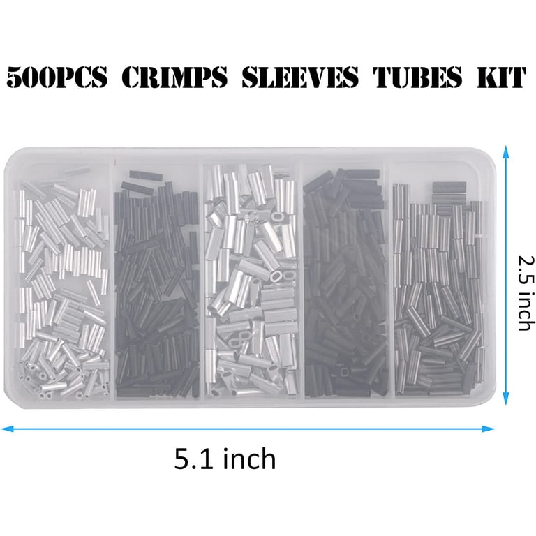 Double Copper Crimps 1.6mm - 1.9mm - 2.2mm – One Breath Diving