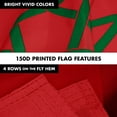 thumbnail image 5 of G128 Combo Pack: 6 Feet Tangle Free Spinning Flagpole (Silver) Morocco Moroccan Flag 3x5 ft Printed 150D Brass Grommets (Flag Included) Aluminum Flag Pole, 5 of 8