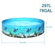 thumbnail image 3 of Piscina Piscina portátil de plástico duro sin inflación Piscina plegable Piscina familiar Piscina re TOMSHOO Piscina, 3 of 7