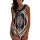 thumbnail image 1 of Gibobby Conjunto de bikini para mujer Trajes de baño de dos piezas para mujer Tankini atlético con pantalones cortos para niños y sujetador deportivo Tra(Amarillo,M), 1 of 5