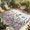Green White, variant on Colorful Flowers Outdoor Rug for Patio/Deck/Porch, Non-Slip Large Area Rug 5 x 8 Ft, Watercolor Wildflowers Botanical Floral Indoor Outdoor Rugs Washable Area Rugs, Camping Rug Carpet Runner