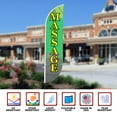thumbnail image 6 of Massage Sign feather flag Pole Mount for Outdoor by DreamController | 15 FEET Long Polyester Outdoor Banner Flag with Pole Kit for Easy Hang | HD Print Swooper Flag Pole Mount for Salon Advertising a, 6 of 7