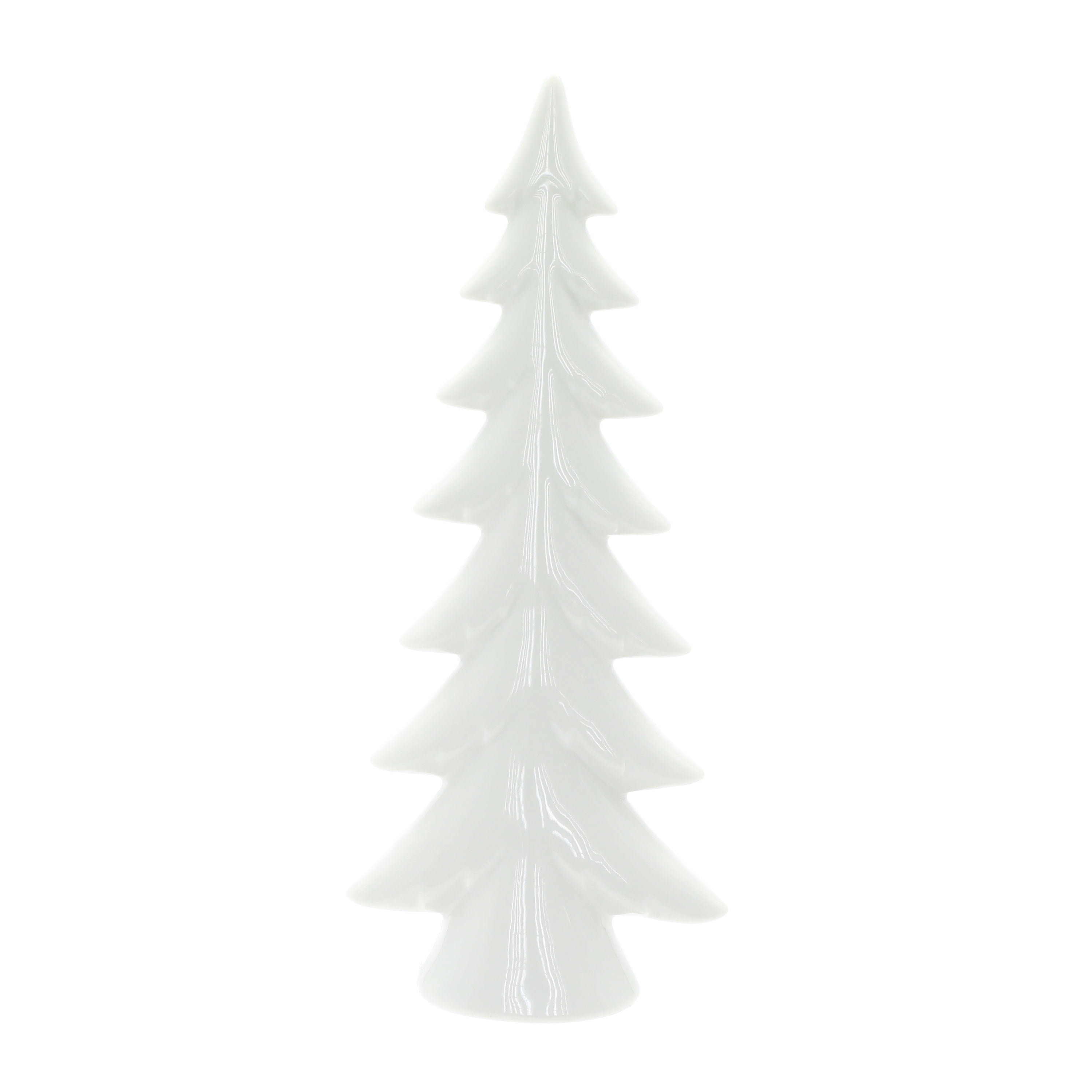 Panorama City - Ceramic Holiday Tree in Matte White