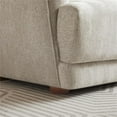 thumbnail image 6 of Venar Mid-Century Modern Living Room Luxury Fabric Linen Couch in Cream, 6 of 6